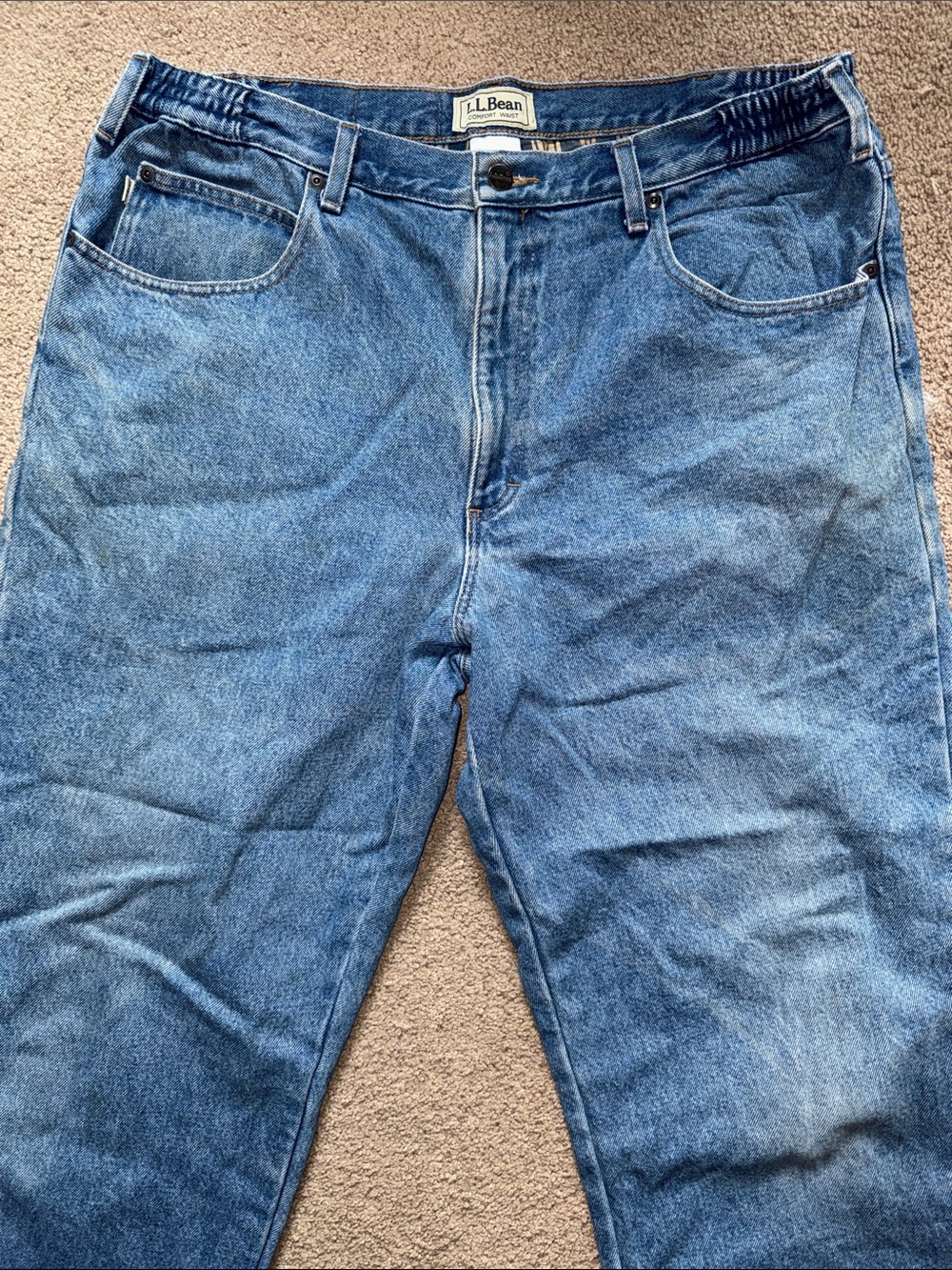 L.L. Bean Men's flannel lined jeans